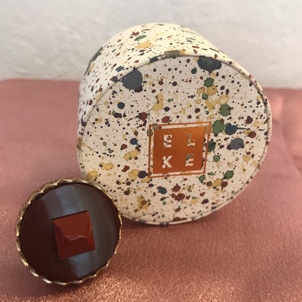 Anthropologie Statement Copper Ring by Elke Studios